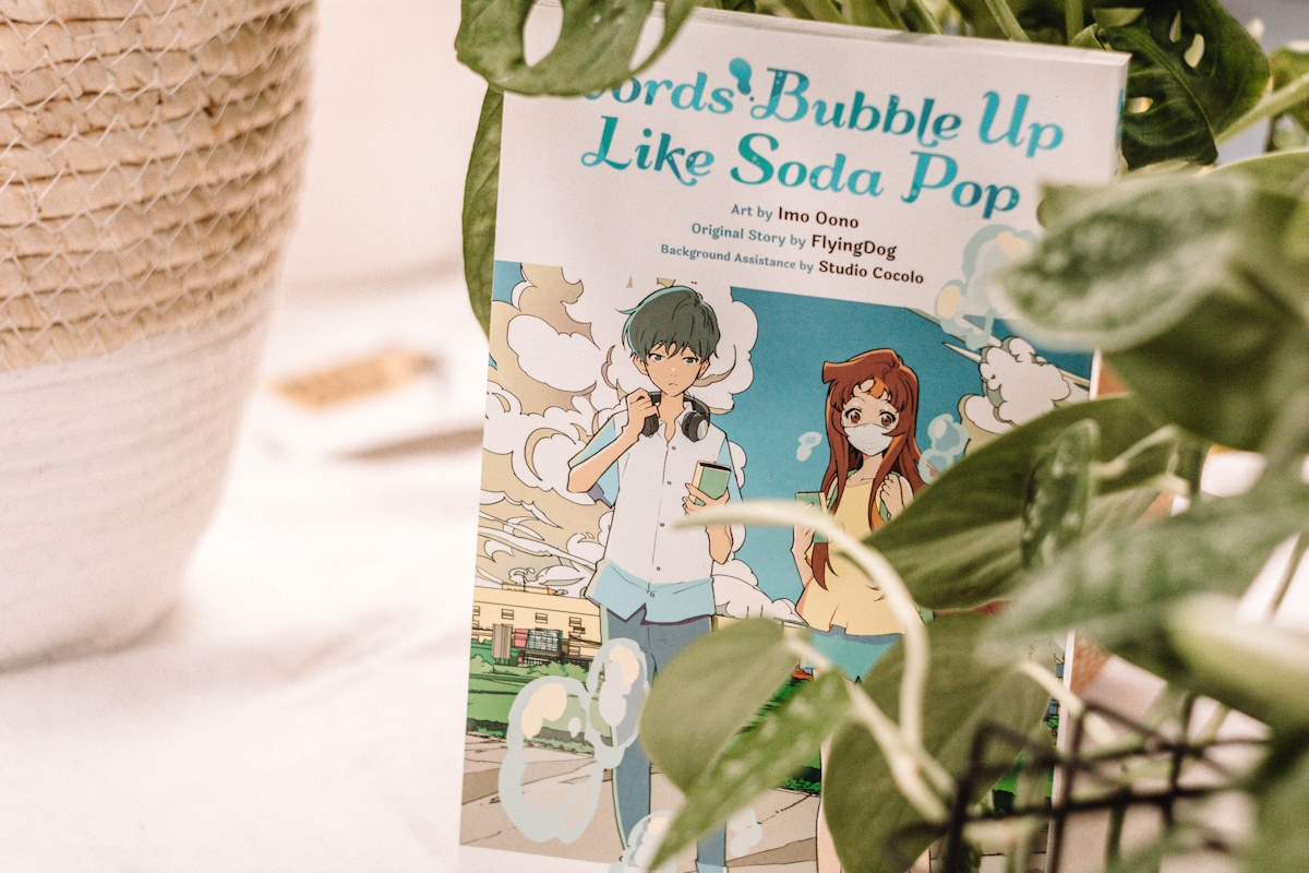 words bubble up like soda pop