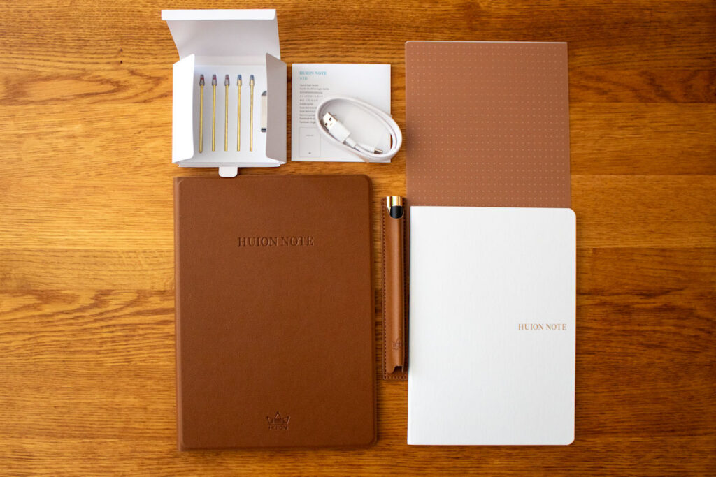 Huion Note X10  - Inhalt Paket