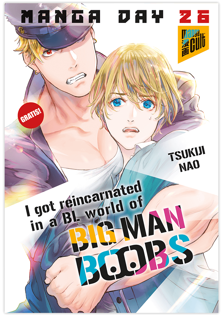 I got reincarnated in a BL world of BIG MAN BOOBS – Gratis-Leseprobe beim Manga Day 2026