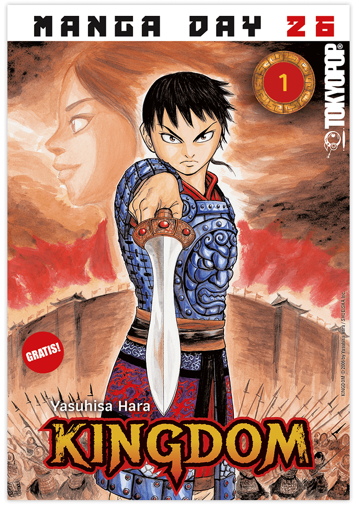 KINGDOM – Gratis-Leseprobe beim Manga Day 2026
