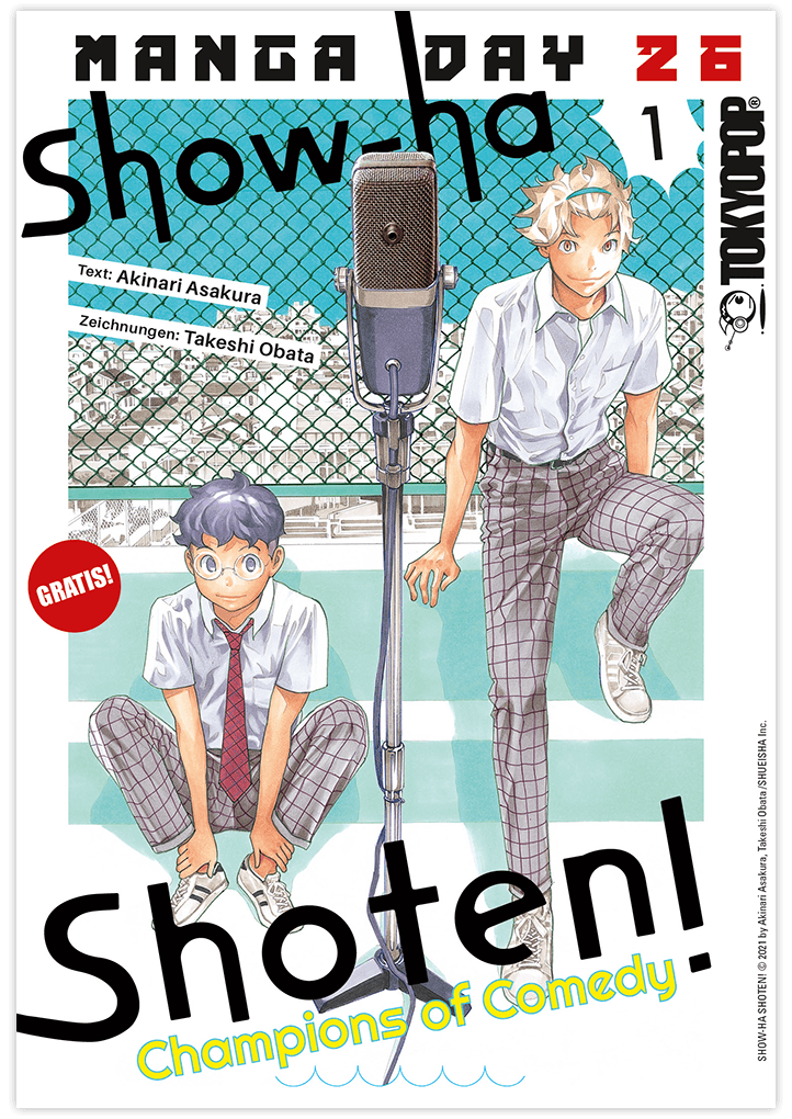 Show-ha Shoten! Champions of Comedy – Gratis-Leseprobe beim Manga Day 2026